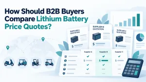 Lithium Battery Price Quote Comparison for B2B Buyers