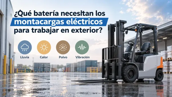 Montacargas eléctricos para trabajo exterior