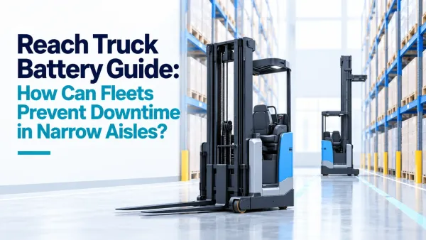 Reach Truck Battery Guide for Narrow-Aisle Fleets