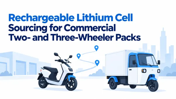 Rechargeable Lithium Cell Sourcing for Fleet Packs