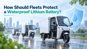 Waterproof lithium battery fleet protection