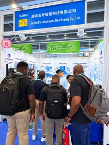 FEBATT booth sign at Canton Fair phase 1