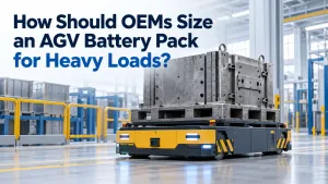 AGV Battery Pack Sizing Guide for Heavy Loads