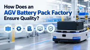 AGV Battery Pack Factory Quality Control Overview