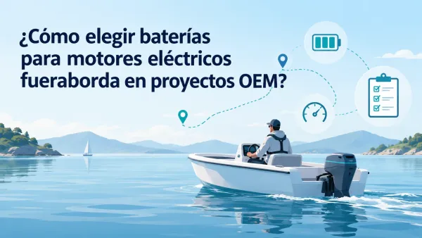 Baterías para motores eléctricos fueraborda OEM