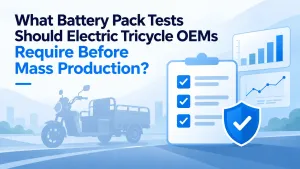 Battery Pack Test for Electric Tricycle OEMs