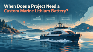 Custom Marine Lithium Battery for Commercial Fleets