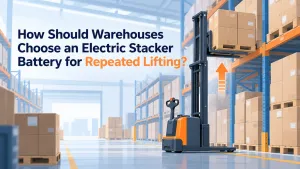 Electric Stacker Battery for Repeated Warehouse Lifting