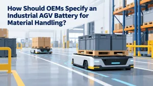 Industrial AGV Battery for OEM Material Handling
