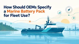 Marine Battery Pack for OEM Fleet Applications
