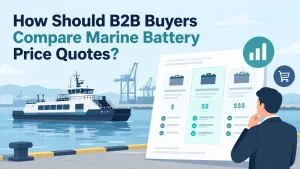 Marine Battery Price Quote Comparison for B2B Buyers